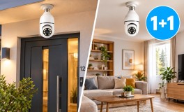 1+1 Forgatható Smart WiFi IP Kamera