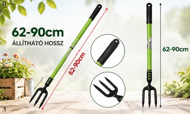 Kmt Tools Kerti teleszkópos villa 62-90cm 4