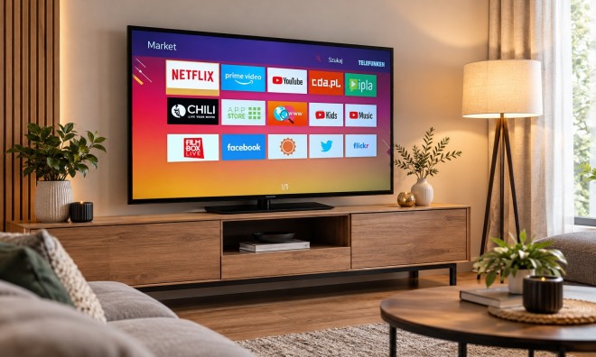 Telefunken 58'' D58U553M1CW Linux Smart TV