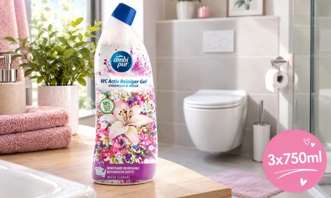 3x750ml Ambi Pur WC gél