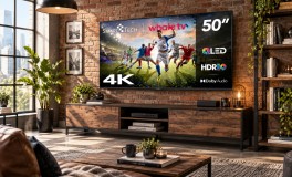 SmartTech 50'' 50QH02K 4K QLED Smart Tv