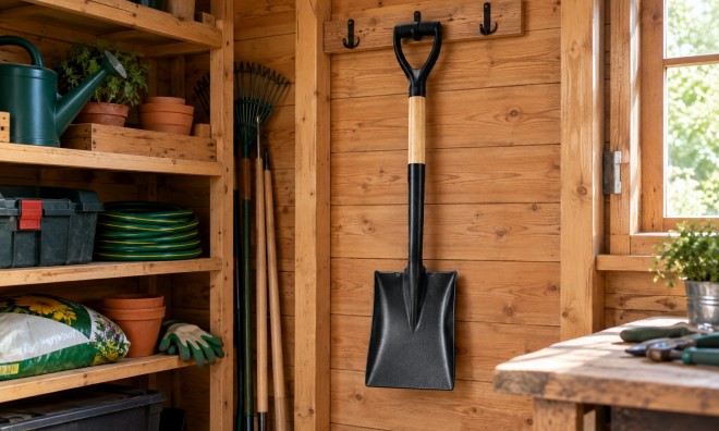 Kmt Tools Kerti rövid ásólapát D-markolattal