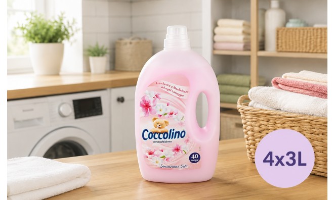 4x3L Coccolino Sensazione Seta Öblítő