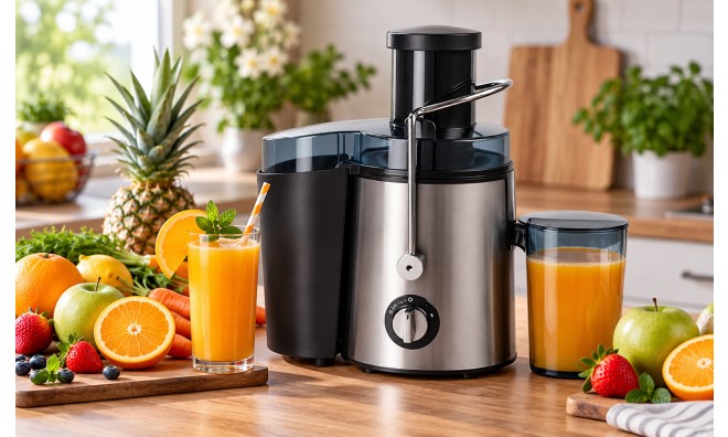 Családi Centrifugás Gyümölcs - és Zöldségprés 2