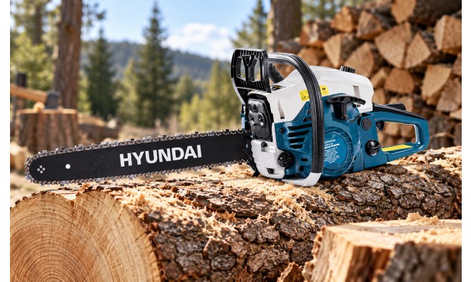 Hyundai HYD-7018B Benzines láncfűrész 52 cm³