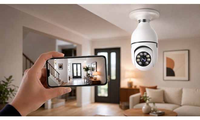 Forgatható Smart WiFi IP Kamera