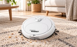 Automatic Sweeping robot, fehér