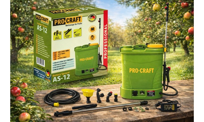 ProCraft AS-12 akkumulátoros permetező 12L
