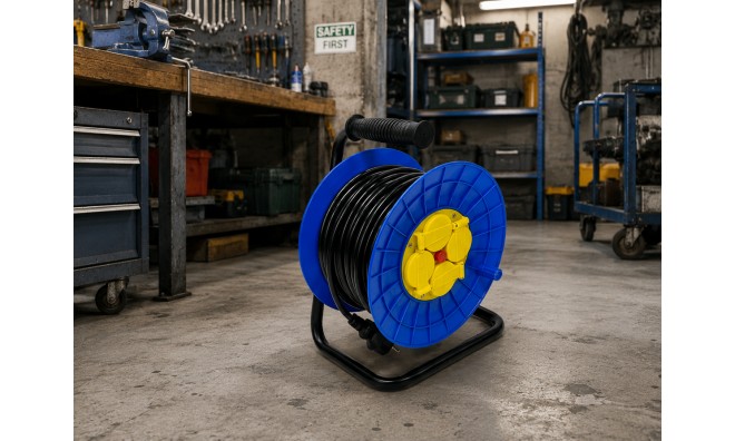 20 m kábeldob vízvédő fedéllel CTN-50M-N 4