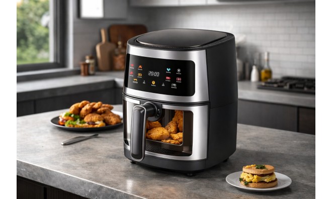 Kimiyo 8L 2400W légkeveréses sütő