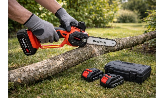 Kraftech KTBCHS mini láncfűrész 48V