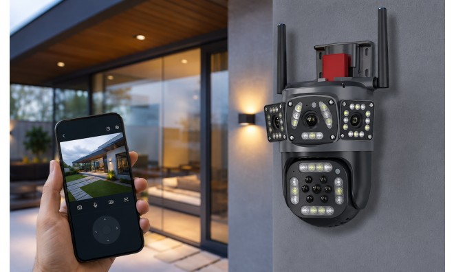 12.0 megapixel mozgásérzékelő dómkamera 2