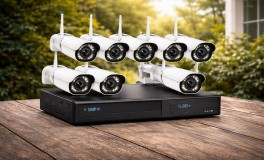 Megfigyelő kamera rendszer, 5MP 8 kamera