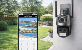 Kültéri Wi-Fi IP Kamera 6MP– dupla lencse