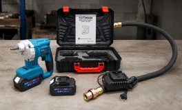 Hitman akkus betonvibrátor 2 db Makita kompatibilis akkuval