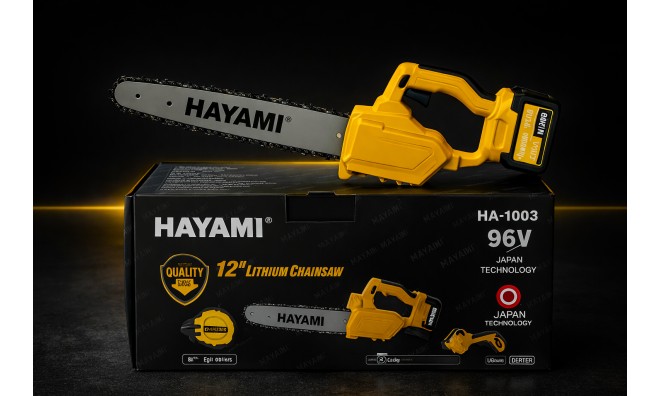 Hayami HA-1003 nagy teljesítményű akkus láncfűrész   2