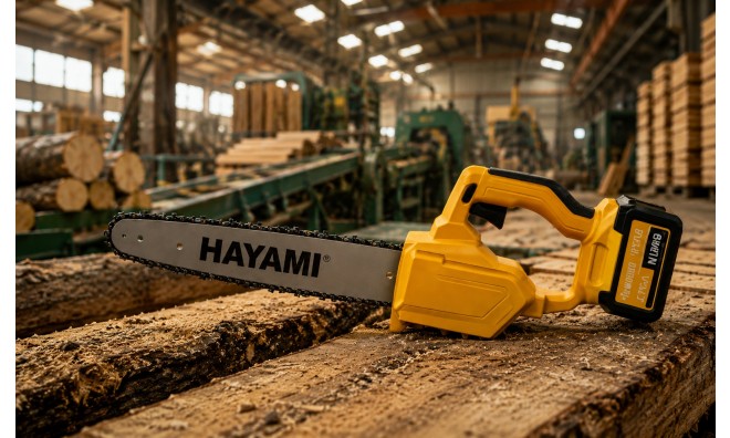 Hayami HA-1003 nagy teljesítményű akkus láncfűrész  