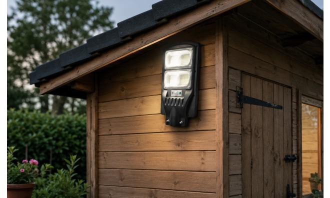 THO napelemes utcai lámpa, LED lámpa 380W
