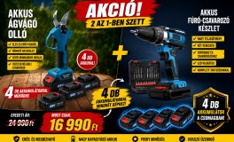 Supermaster SM-5010 Akkus Metszőolló + Hayami HA-1005 fúró-csavarozógép