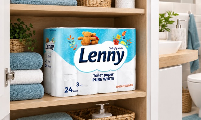 Lenny WC-papír MEGA PACK, 6x24 2