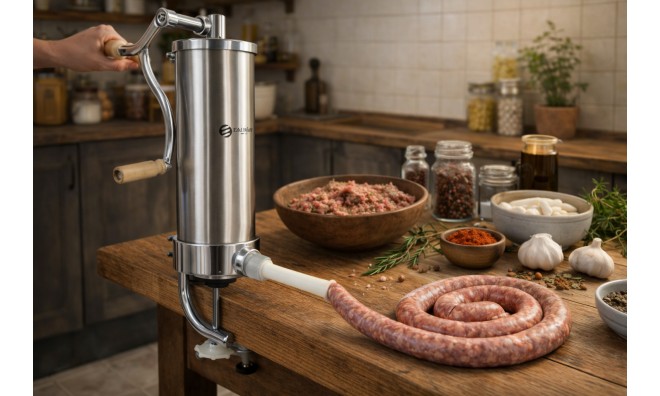 HITMAN Álló Hurka- és Kolbásztöltő készülék 6,5L