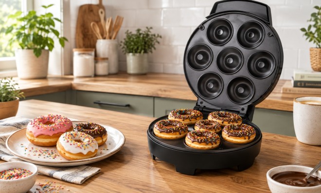 Elektromos fánksütő gép 1200W 2