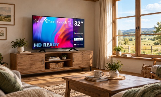 Smarttech 32'' 32HG01V Smart Google TV 4