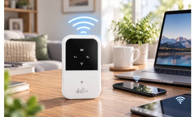 4G LTE hordozható mobil router
