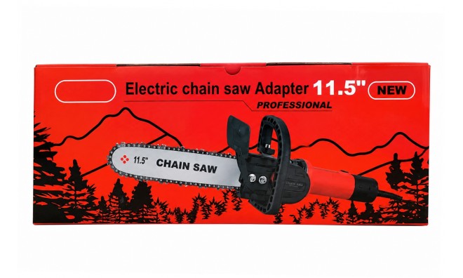 Láncfűrész adapter sarokcsiszolóhoz 4