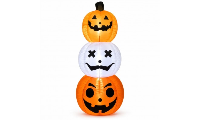 Óriás világító Halloween tök- és szellemdekoráció 2