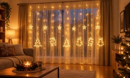 Karácsonyi fényfüggöny - 138 LED