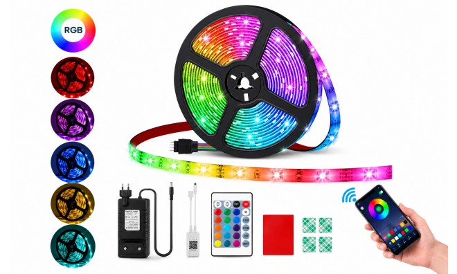 5 méteres RGB LED sor 2