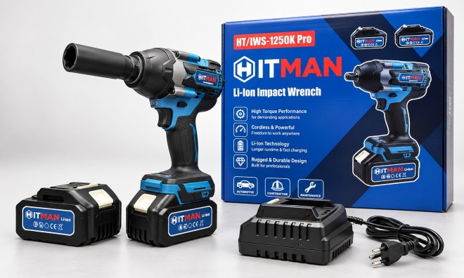 Hitman HT-IWS-1250X.Pro ütvecsavarozó, kerékkulcs 5