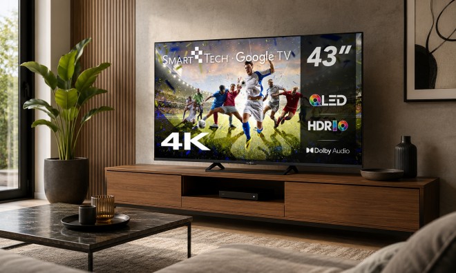 SmartTech 43'' 43QG06V QLED 4K Google TV