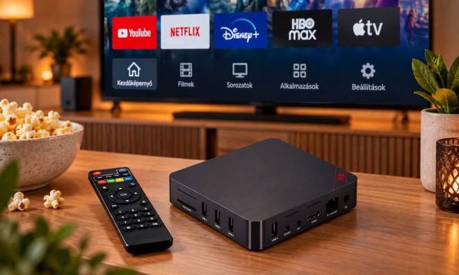 MX9 4K tv box-Magyar nyelvű menüvel