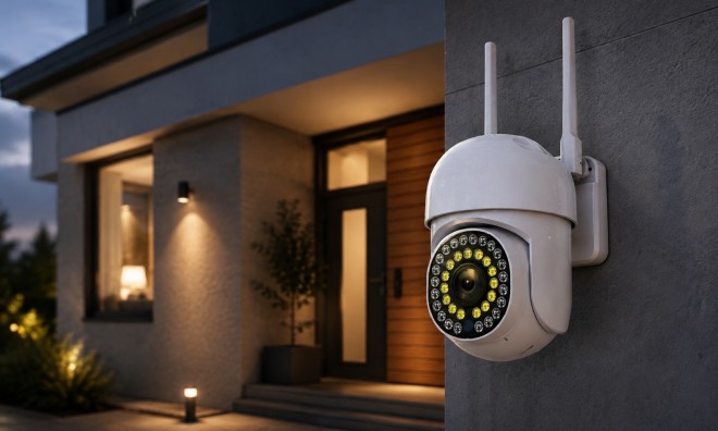 1+1 WiFi IP kamera kül- és beltéri használatra 1080P  2