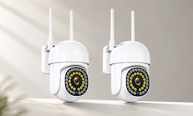 1+1 WiFi IP kamera kül- és beltéri használatra 1080P  4