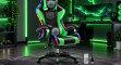 Likeregal 920 LED gamer szék lábtartóval - min