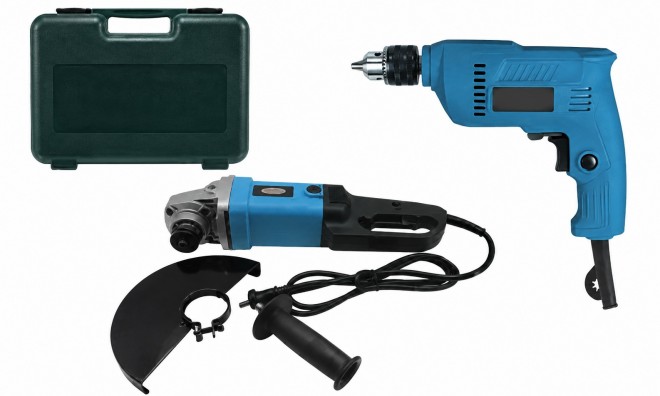 Flinke FK-8011 Elektromos sarokcsiszóló és fúró szett 4