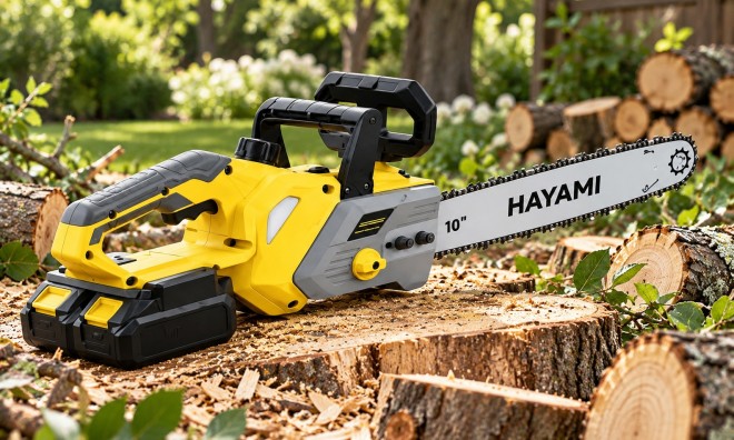 Hayami HA-1019 dupla akkus láncfűrész