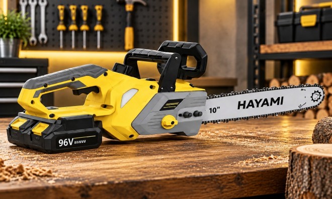 Hayami HA-1019 dupla akkus láncfűrész 3