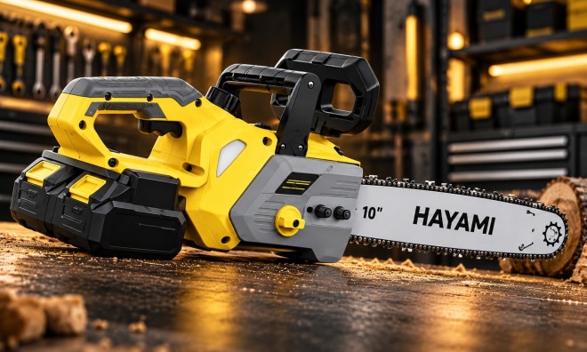 Hayami HA-1019 dupla akkus láncfűrész 4