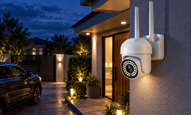 Kültéri Forgatható Smart Wifi IP kamera 4