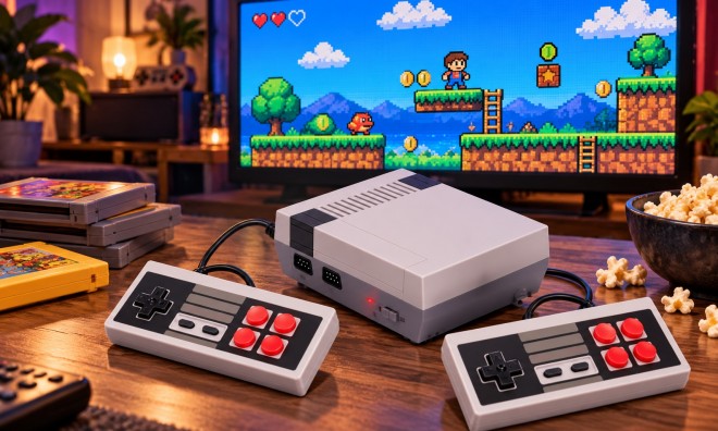 Retro játék console