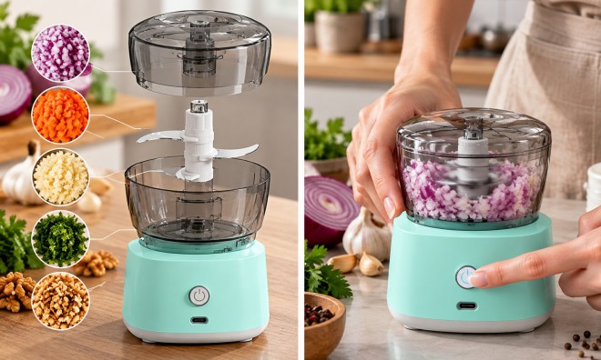 Többfunkciós mini konyhai robotgép 2