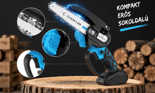 Onex Akkus mini láncfűrész, ágvágó