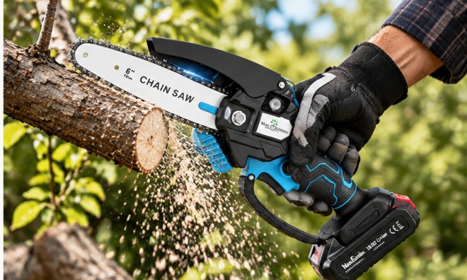 Onex Akkus mini láncfűrész, ágvágó 2