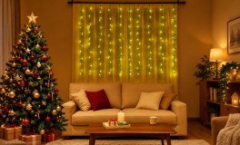 1+1 Willow Leaf 400 LED-es fűzfa leveles fényfüggöny