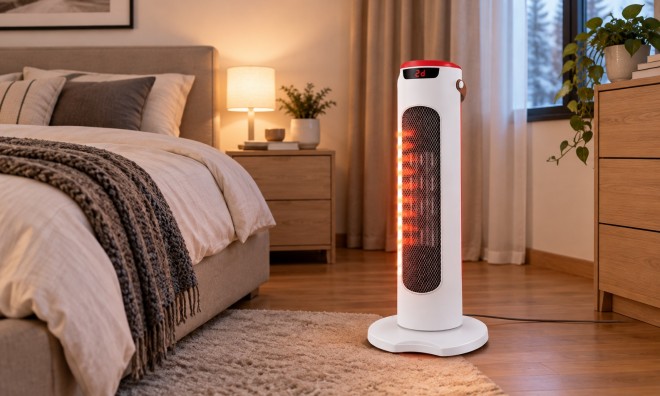 Digitális elektromos torony hősugárzó