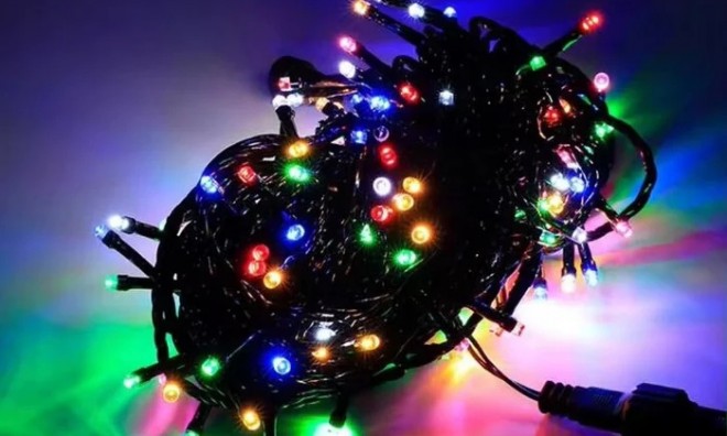 3db 100 LED-es karácsonyfa izzósor